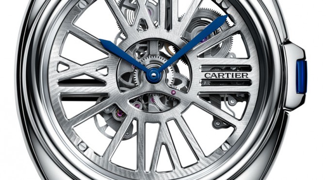 Cartier Clé Automatic Skeleton Watch