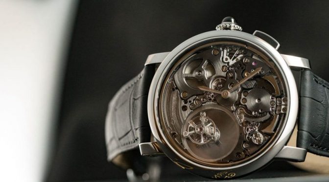 Rotonde de Cartier Minute Repeater Mysterious Double Tourbillon Replica Watches For Sale