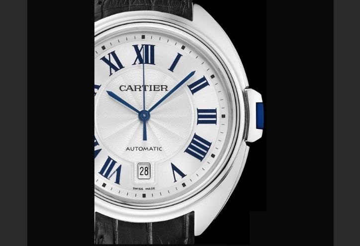 The male fake watches are made from 18k white gold.