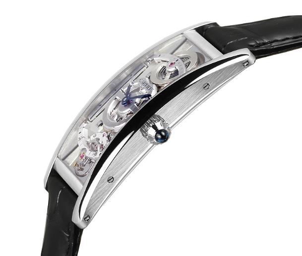 The limited fake watches are made from platinum.